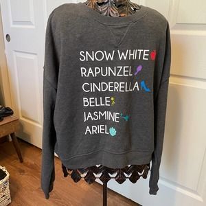 Disney Princess Crewneck Croppee Sweatshirt